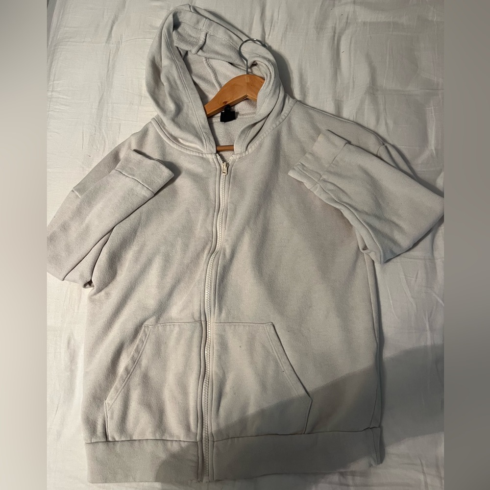 cream zip up from target